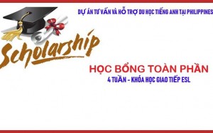  HỌC BỔNG TOÀN PHẦN DU HỌC TIẾNG ANH TẠI PHILIPPINES