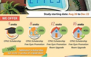 CHƯƠNG TRÌNH ƯU ĐÃI NHÂN DỊP KỶ NIỆM 18 NĂM THÀNH LẬP TRƯỜNG ANH NGỮ CPILS