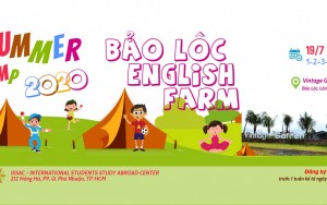 Trại hè tiếng Anh BẢO LỘC ENGLISH FARM 2020: TIẾNG ANH – DU LỊCH – NÔNG TRẠI